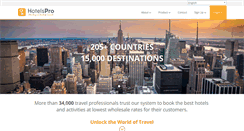 Desktop Screenshot of hotelspro.com