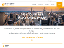 Tablet Screenshot of pl.hotelspro.com